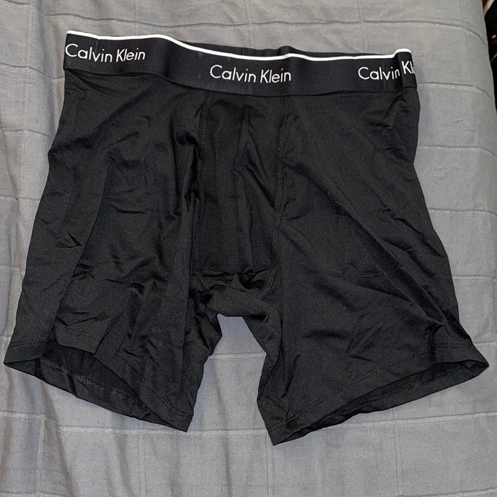 Black CALVIN KLEIN boxer briefs